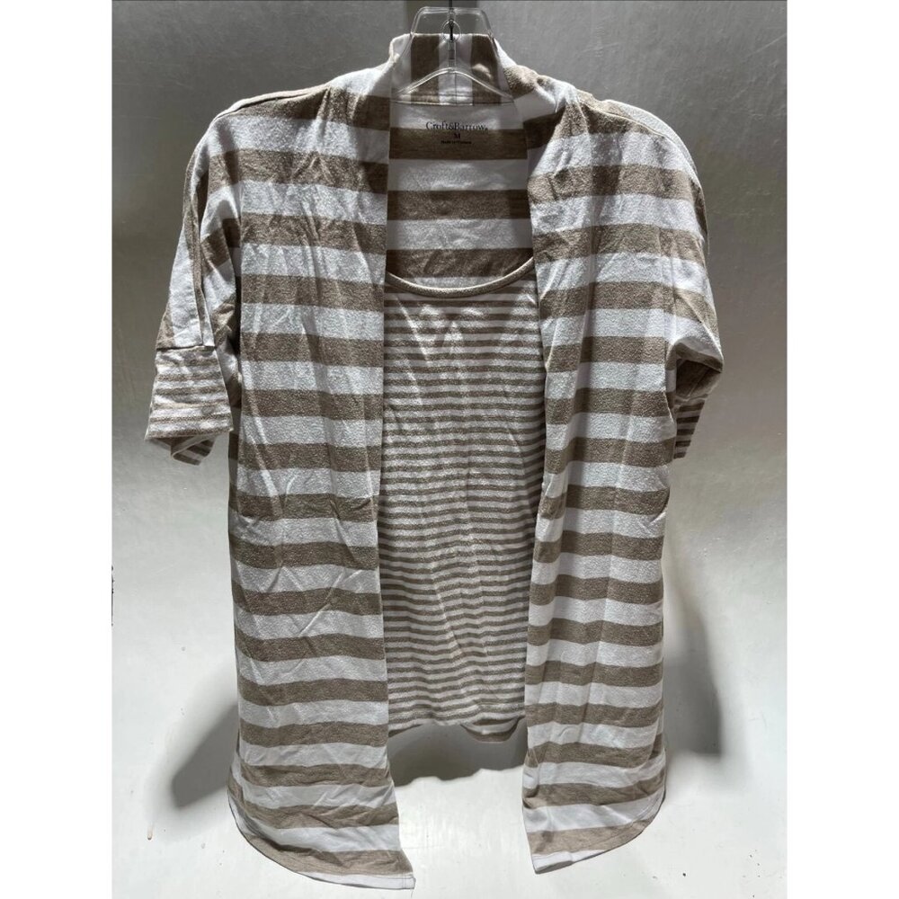 Croft & Barrow, Tank/Cardigan Top Junior's Size Medium